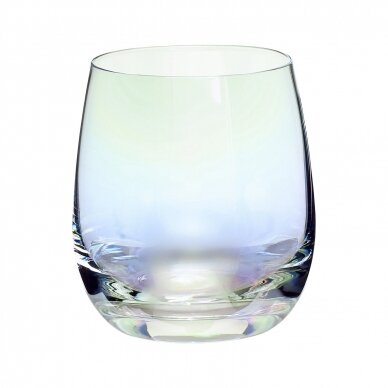 Žema stiklinė Iridescent